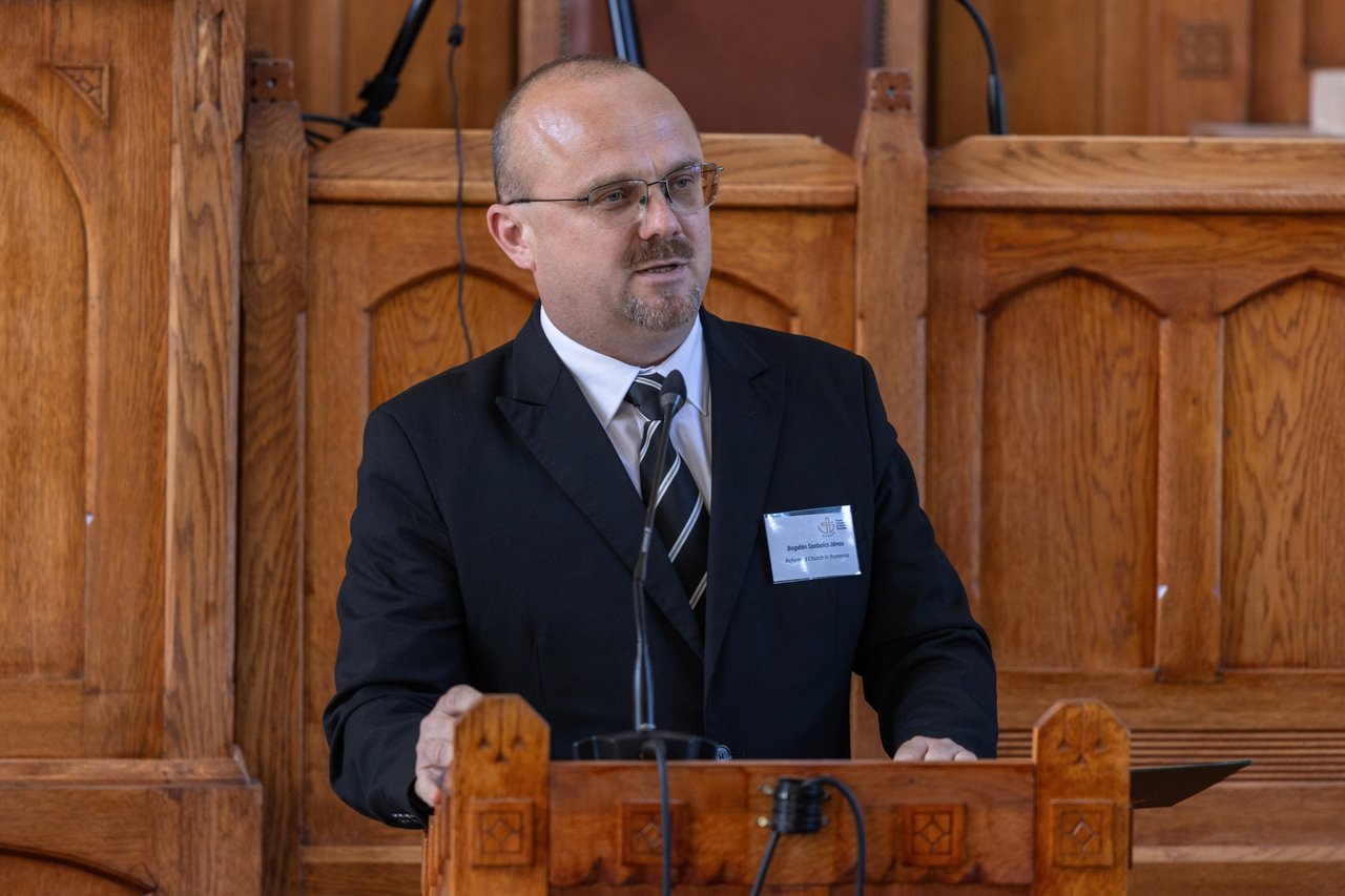 Bogdán Szabolcs János. Református Egyházak Világközösségének Európai Területi Tanácsa ülése Budapesten, 2025. június 12-13. Fotó: Hurta Hajnalka