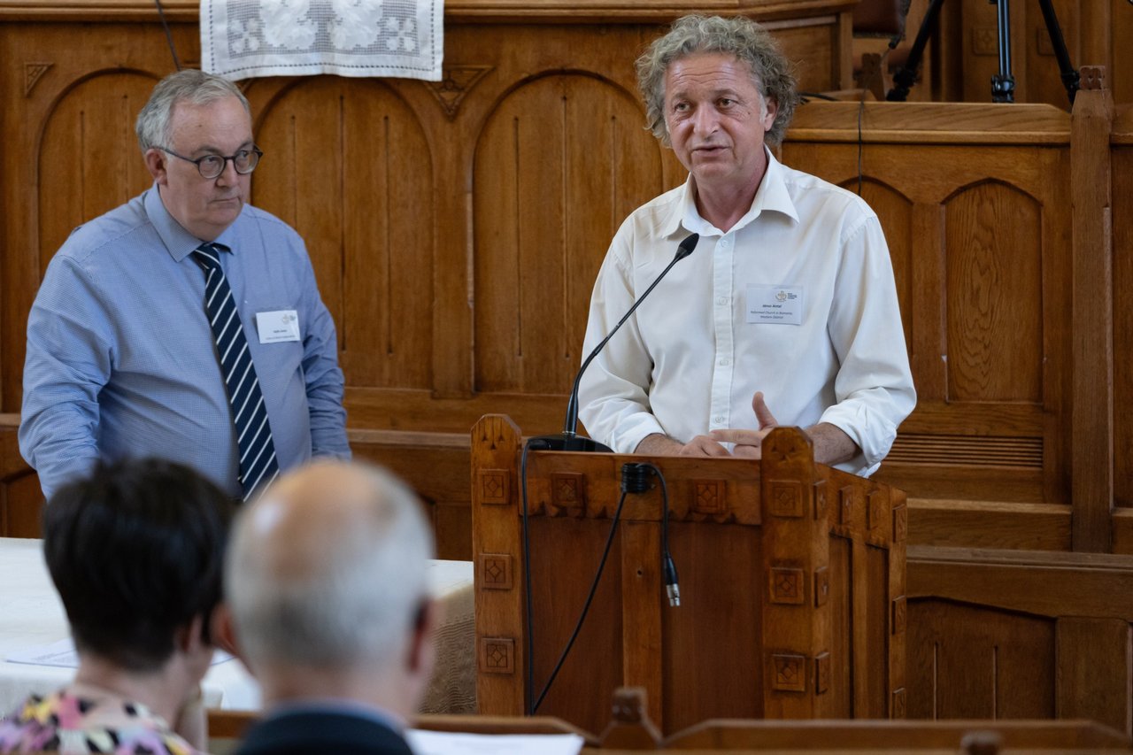 Antal János. Református Egyházak Világközösségének Európai Területi Tanácsa ülése Budapesten, 2025. június 12-13. Fotó: Hurta Hajnalka