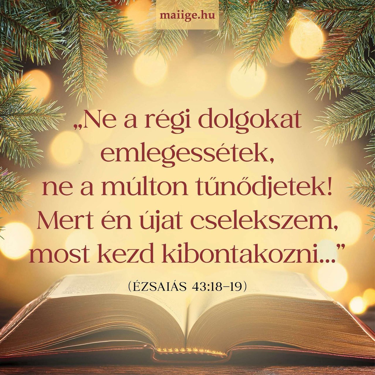 Ézsaiás 42:18-19 Forrás: Facebook