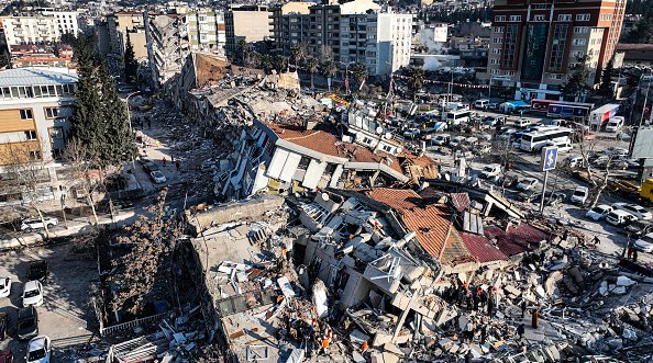 2023 február, Sziria, földrengés borítókép (f.GettyImages)