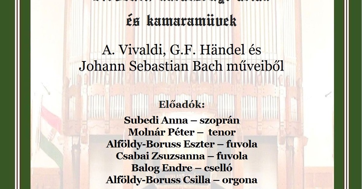 Decemberben is lesz Kelenföldi Barokk Esték