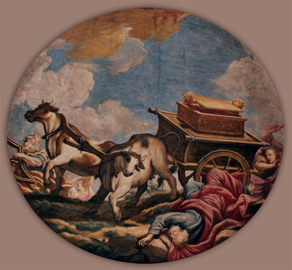 Barokk festmény Uzzá haláláról F. wikipédia