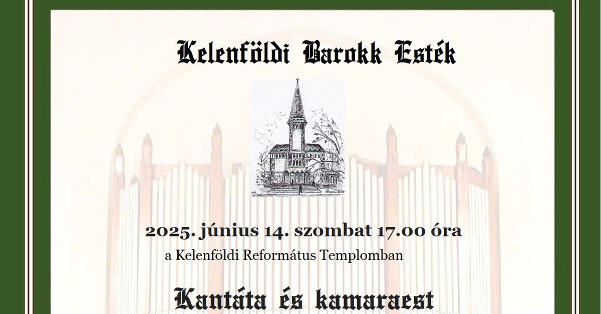 Kelenföldi Barokk Esték: Kantáta és kamaraest