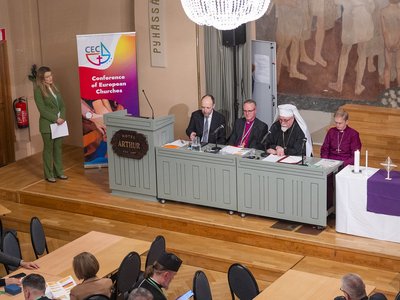 Európai Egyházak Konferenciája, CEC 2025 december Helsinki - "Orosz világ" ideológia konferencia - Fotó: CEC/Kinga Majewska