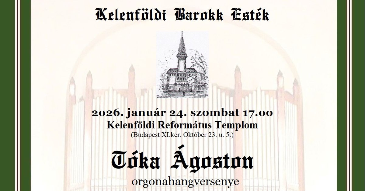 Kelenföldi Barokk Esték, először 2026-ban