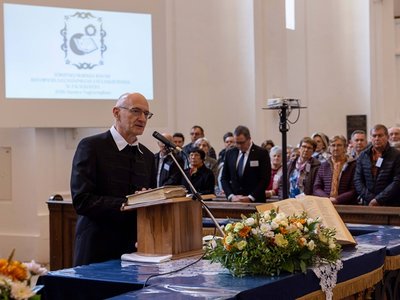 Nagy Zoltán Imre, a Csongrádi Református Egyházmegye főjegyzője f: Szügyi Zoltán