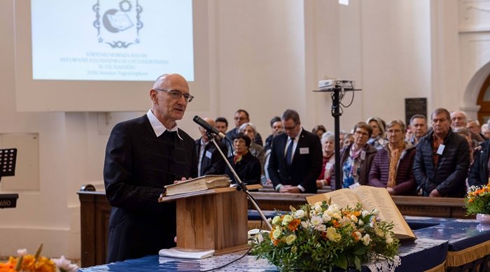 Nagy Zoltán Imre, a Csongrádi Református Egyházmegye főjegyzője f: Szügyi Zoltán
