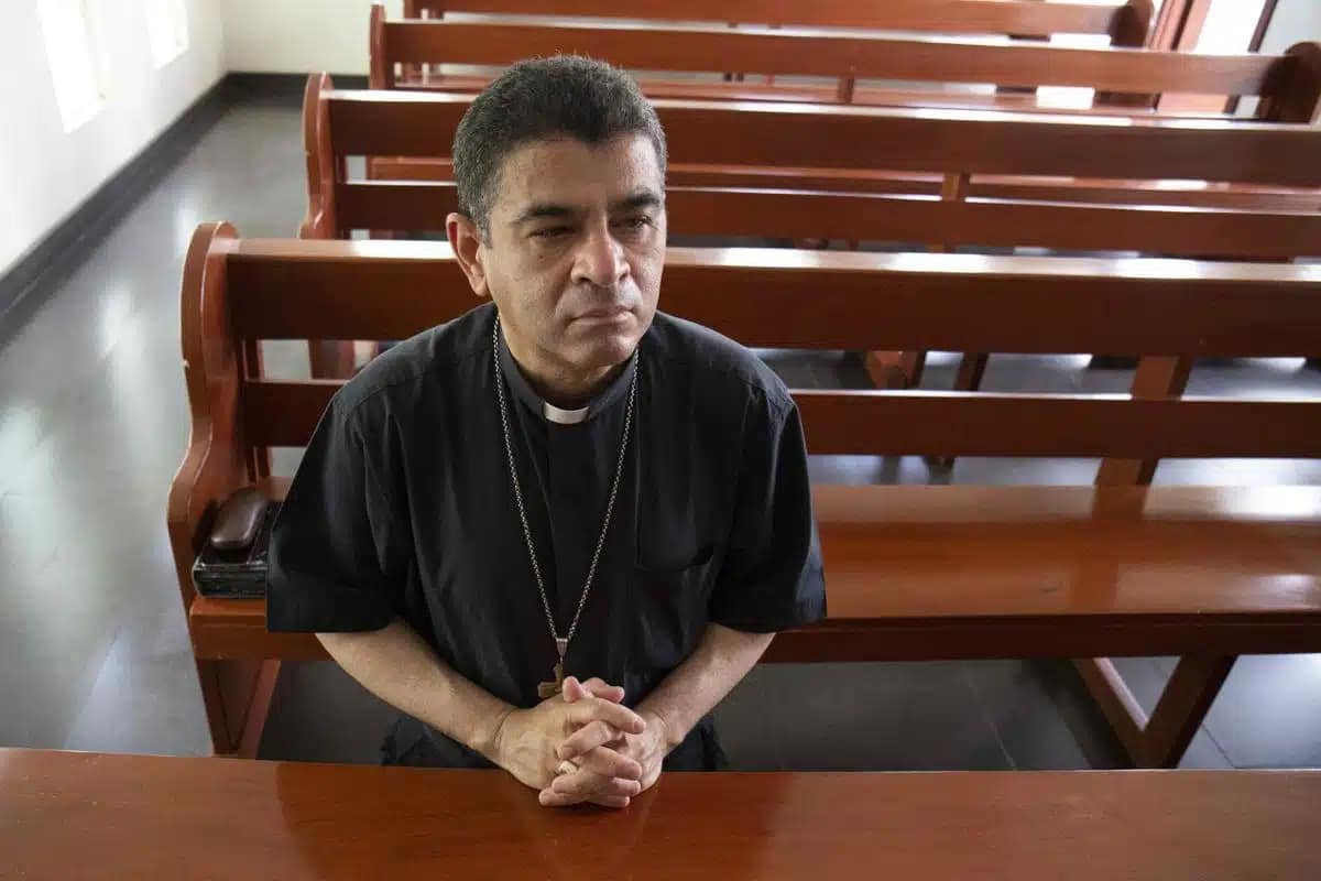 Rolando Álvarez nicaraguai püspök Fotó: FB
