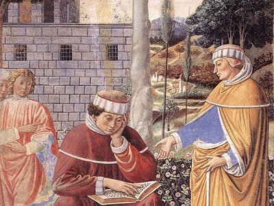 Benozzo Gozzoli Szent Ágoston megtérése Forrás: wikipédia