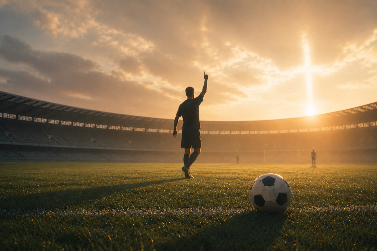 Hitvallás és futball. 2026. Forrás: ChatGPT
