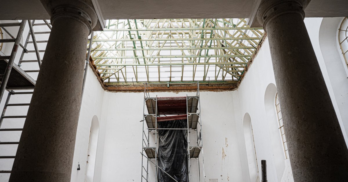 Dunaalmási templomfelújítás