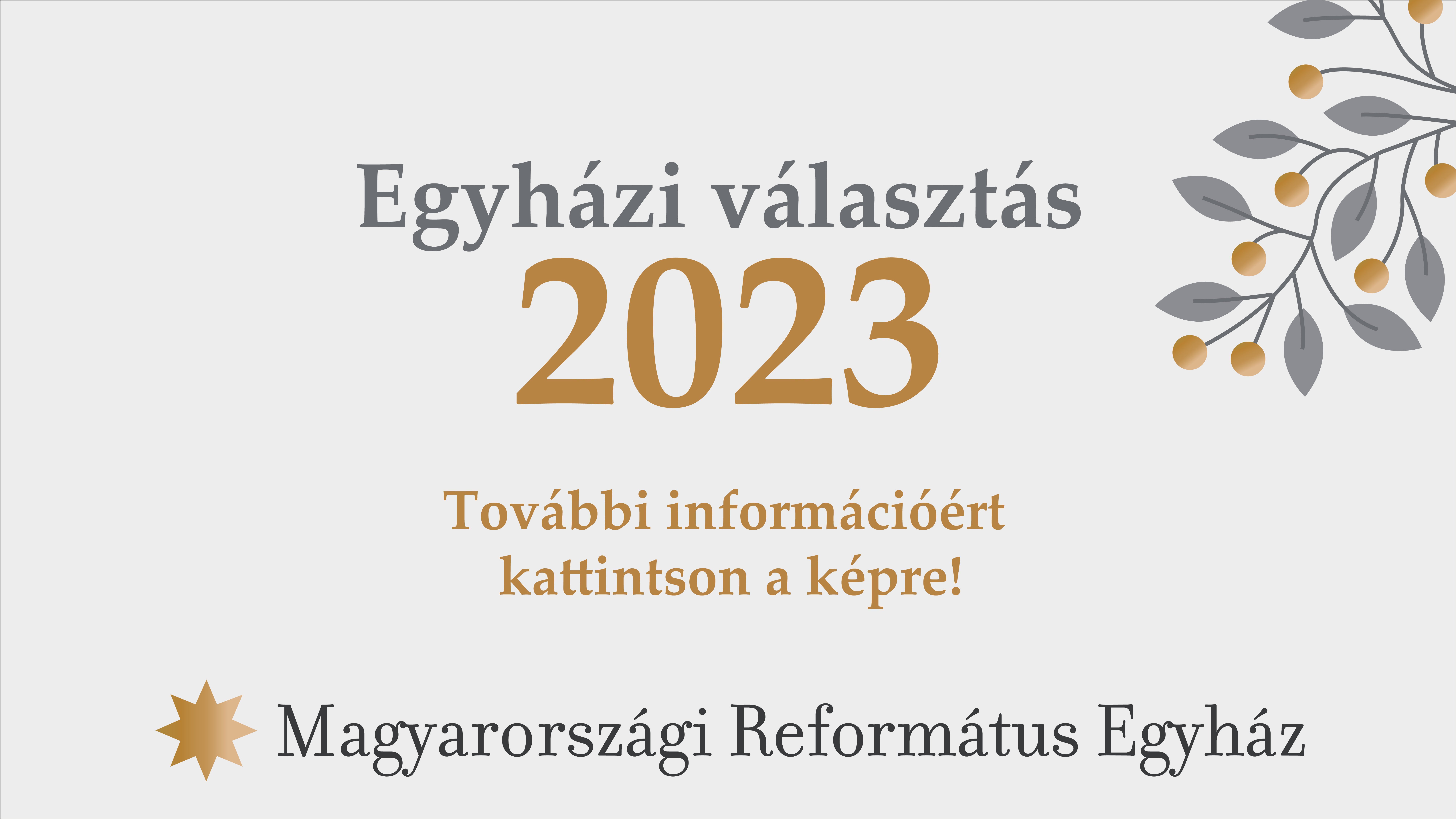Egyházi választás 2023 banner címlapra