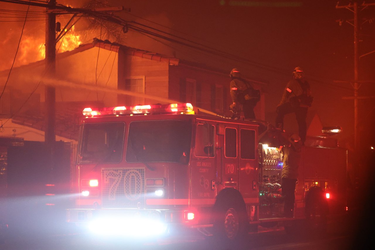 Los Angeles-i 2025 januári tűzvész (Kalifornia) - Forrás: Flickr/CAL FIRE_Official