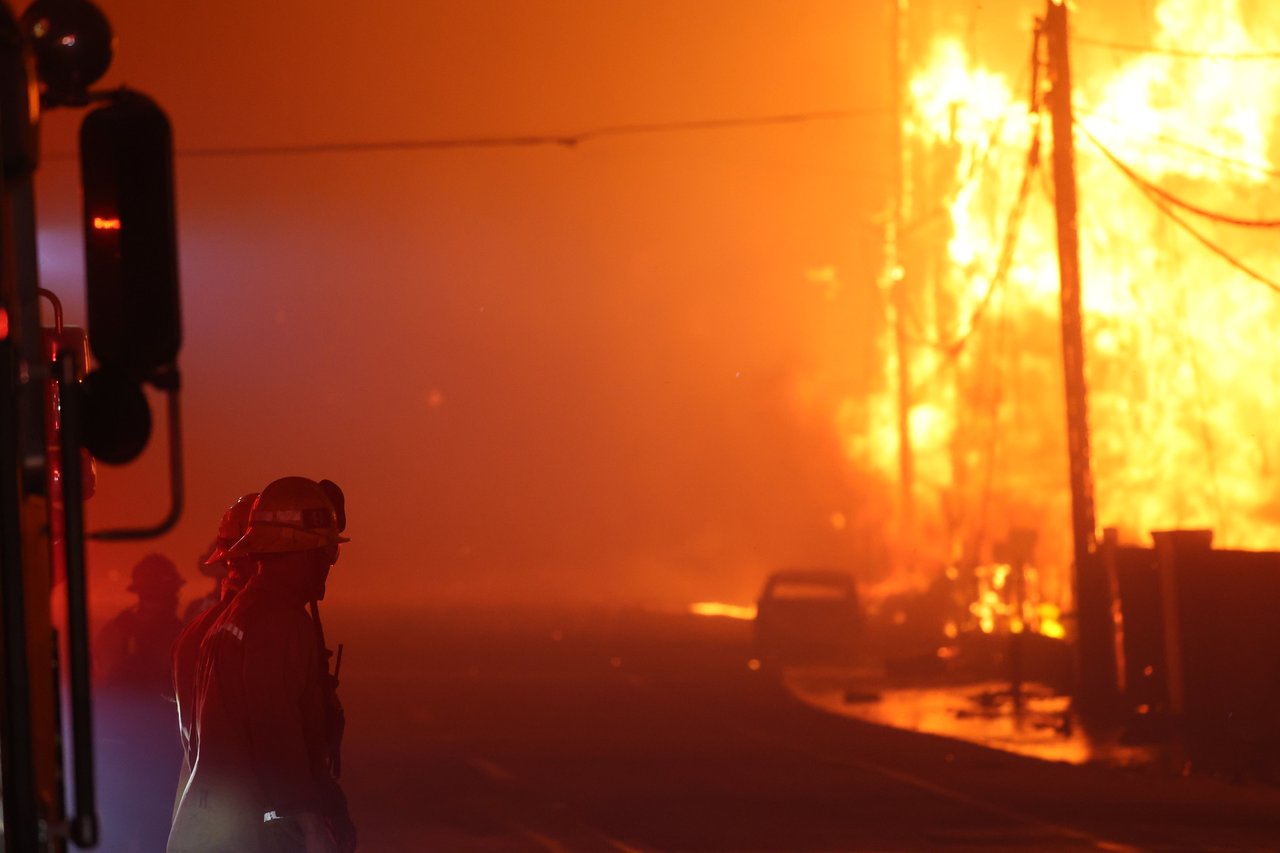 Los Angeles-i 2025 januári tűzvész (Kalifornia) - Forrás: Flickr/CAL FIRE_Official