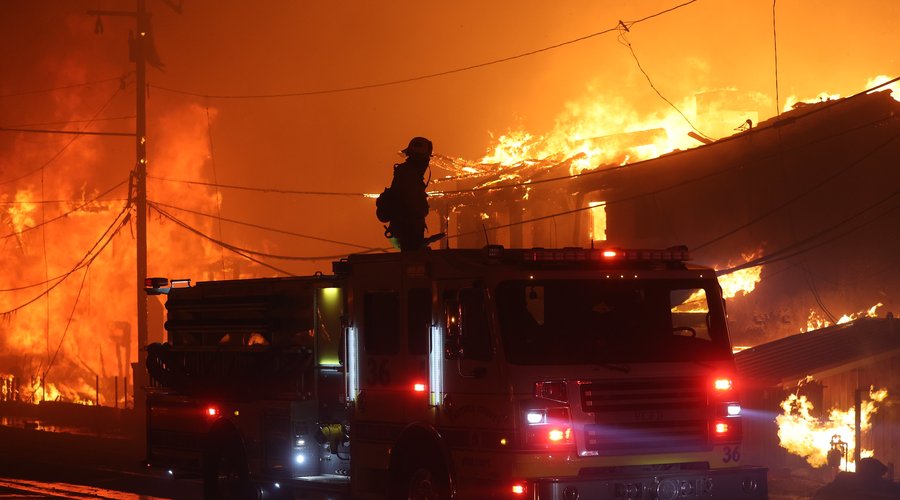 Los Angeles-i 2025 januári tűzvész (Kalifornia) - Forrás: Flickr/CAL FIRE_Official