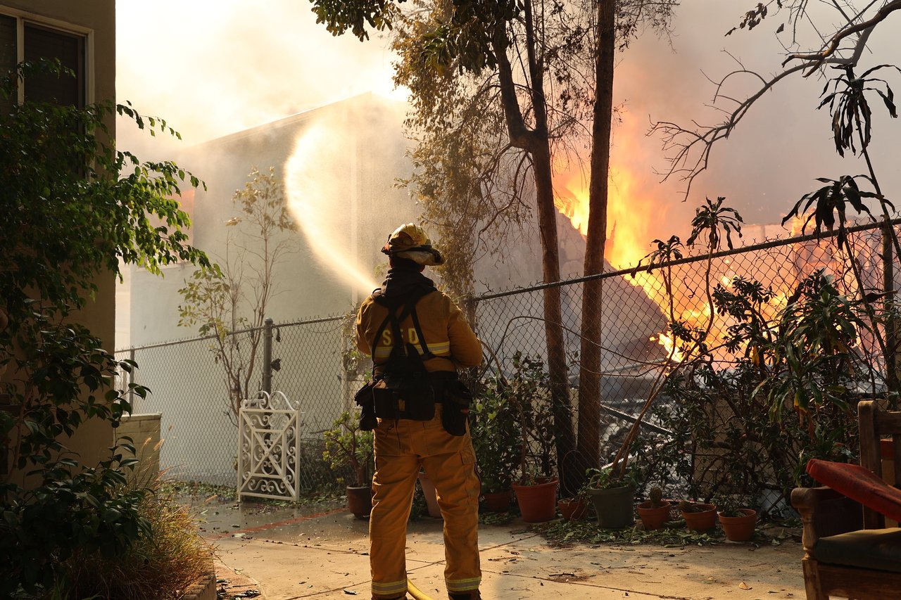 Los Angeles-i 2025 januári tűzvész (Kalifornia) - Forrás: Flickr/CAL FIRE_Official