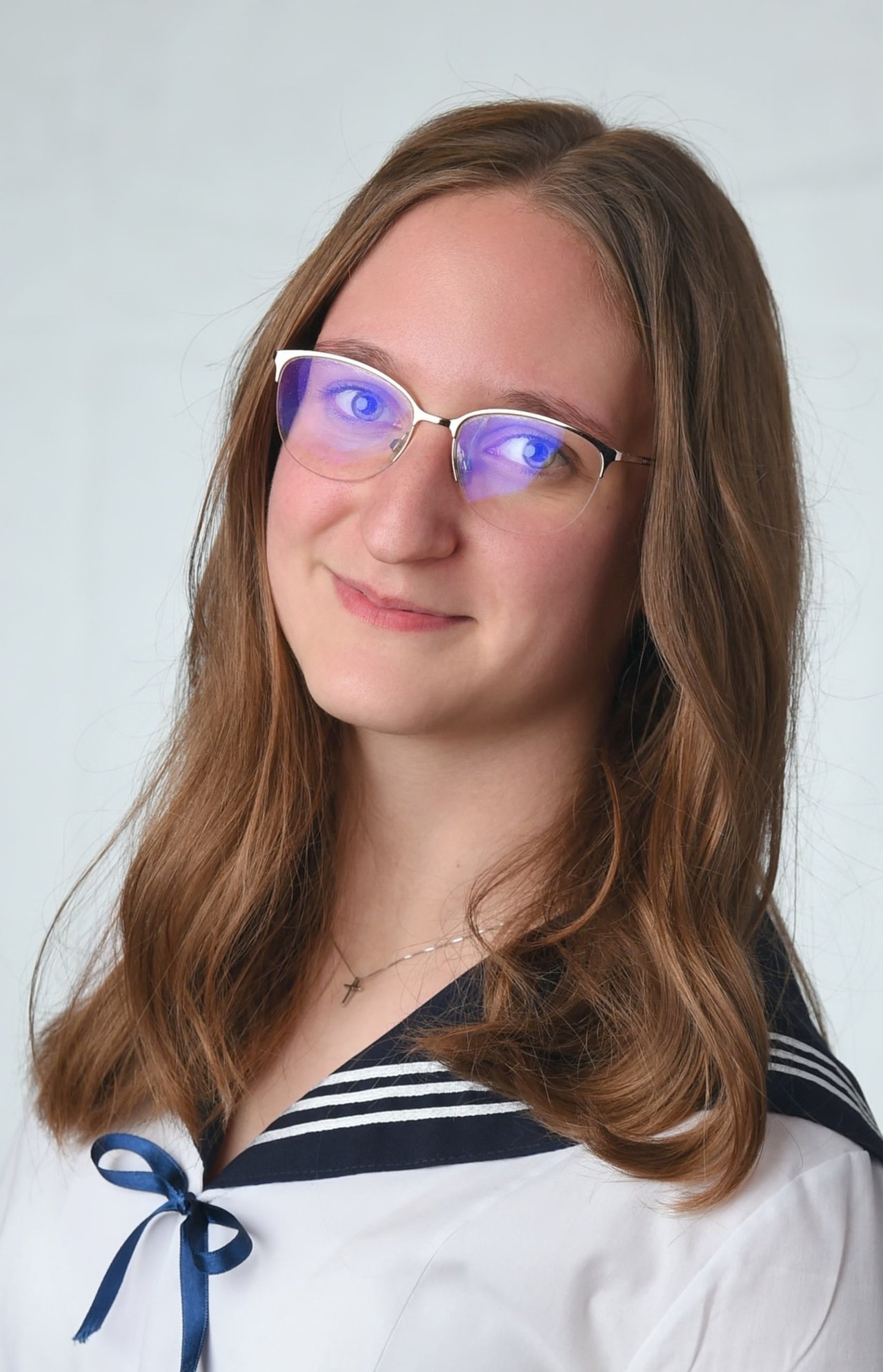 Diószeghy Lili végzős diák, 2026. Fotó: Ismeretlen