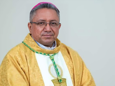 Isidoro Mora nicaraguai püspök 2023 dec - Fotó: Facebook/Katholiken