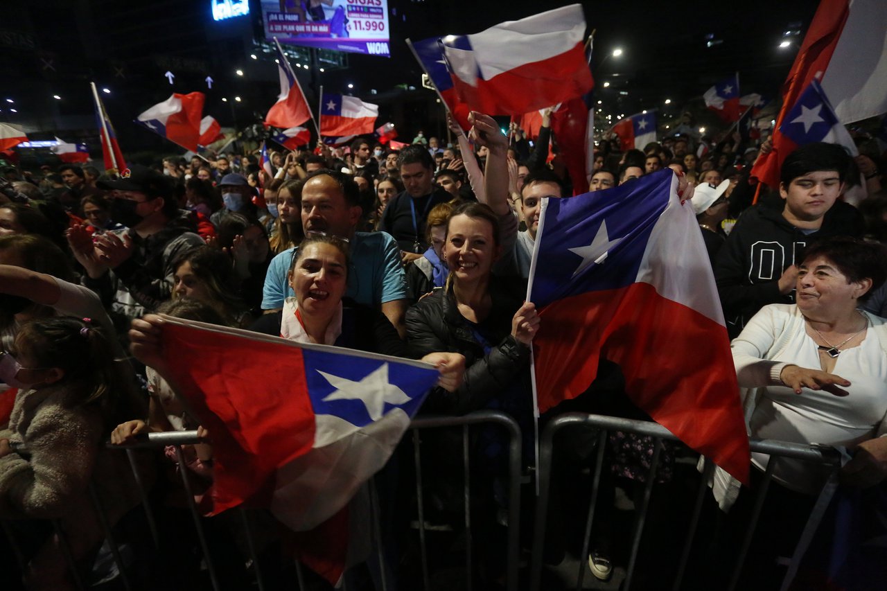 Chile népszavazás az alkotmányról 2022. szeptember 4. Fotó: MTI/EPA/EFE/Elvis González