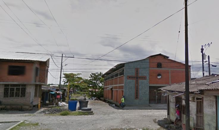 Egy templom a sok közül a kolumbiai Buenaventurában - Forrás: Google Maps