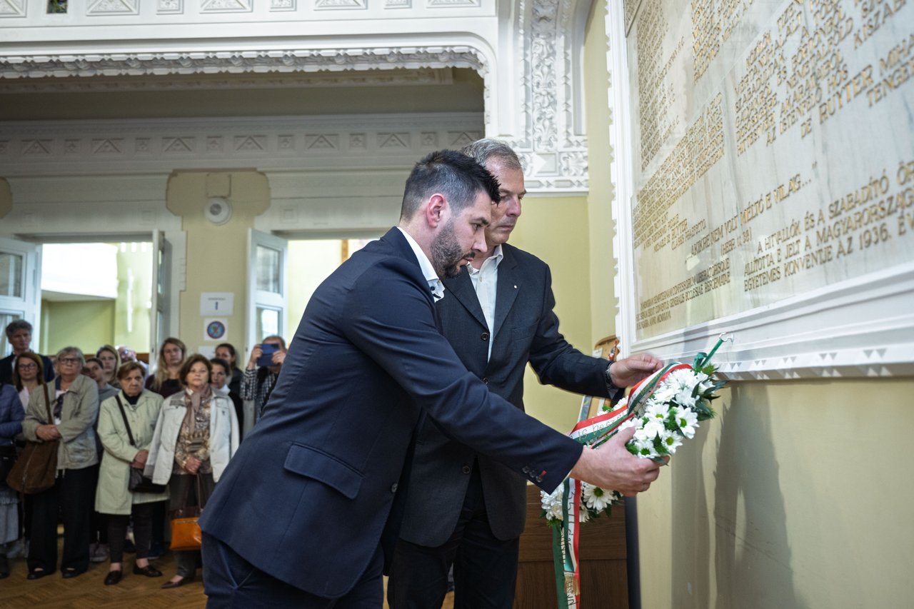 Kibocsátó istentisztelet, koszorúzás 05.05. (f.Magyaródi Milán)