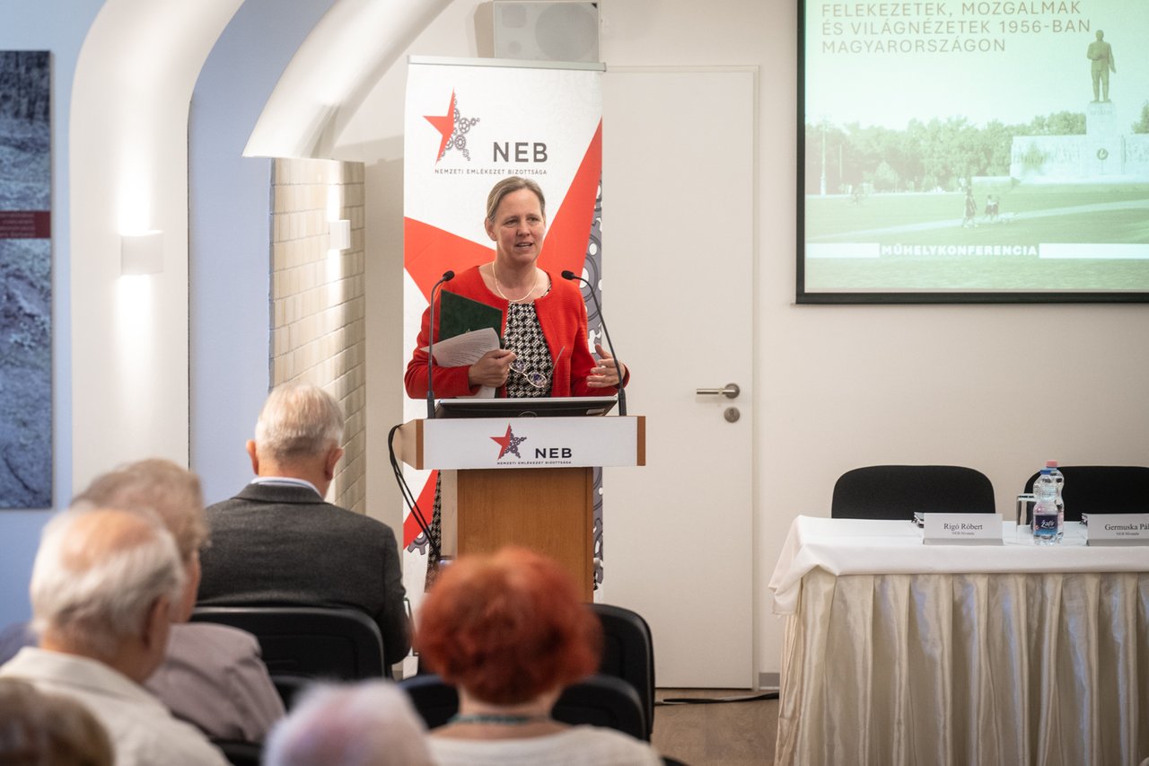 Kiss Réka beszéd. 1956-os konferencia NEB 2026.május - Forrás: NEB