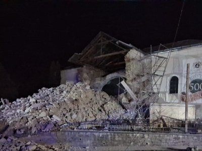 Leomlott a Szilágycsehi templom tornya