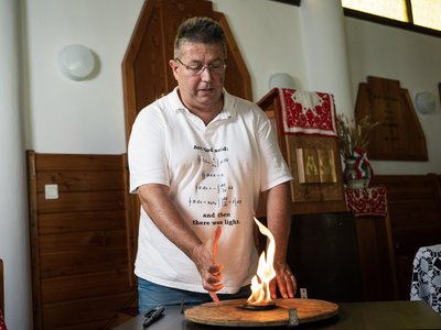 Mészáros Péter fizikatanár 2025, tűztornádó 4. (f.Magyaródi Milán)
