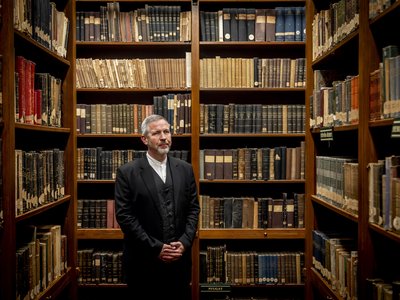Mezőtúri riport, Ókönyvtár, Mihalina László lelkész (f.Újvári Sándor)