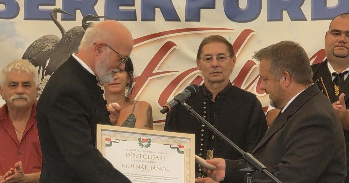 Díszpolgári címet kapott Berekfürdőn Molnár János főgondnok