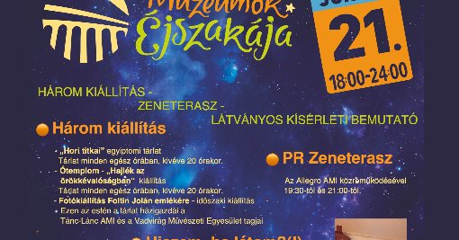 A pápai Pannonia Reformata Múzeum és a kecskeméti Ráday Múzeum is készül a Múzeumok Éjszakájára