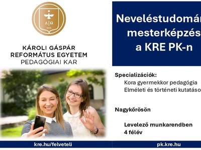 Neveléstudomány mesterképzés
