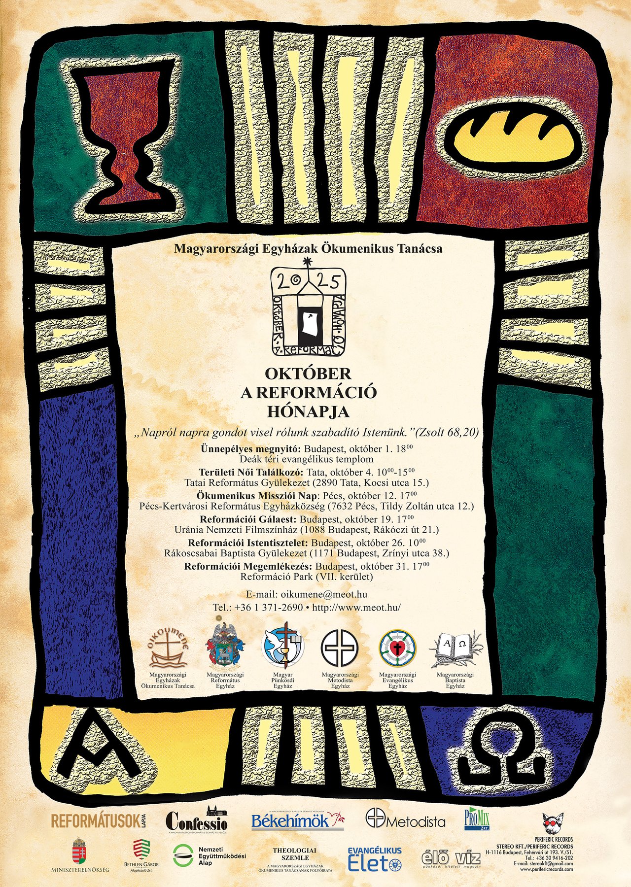 Október a Reformáció hónapja 2025