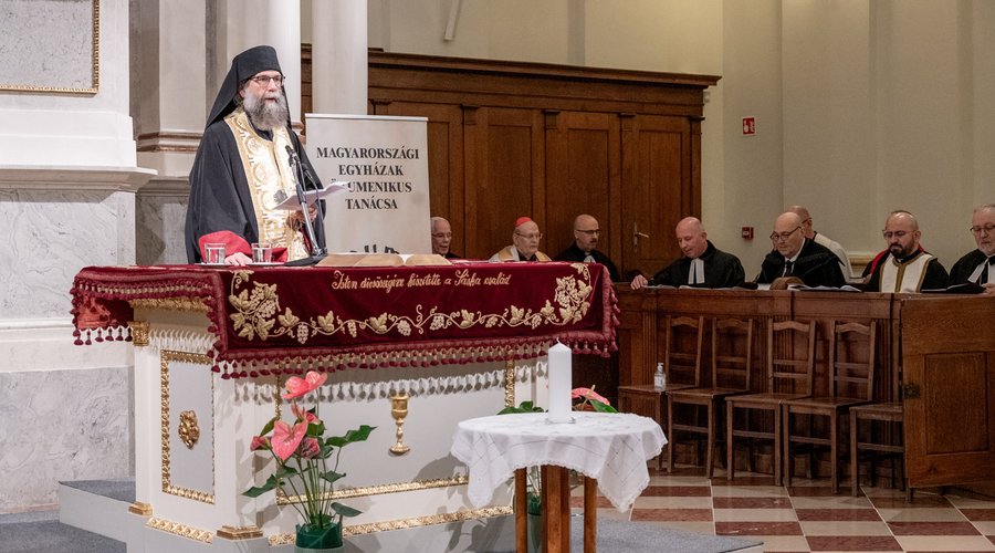 Ökumenikus imahét nyitóistentisztelet, Kálvin tér 2026 (f.Bazánth Ivola)