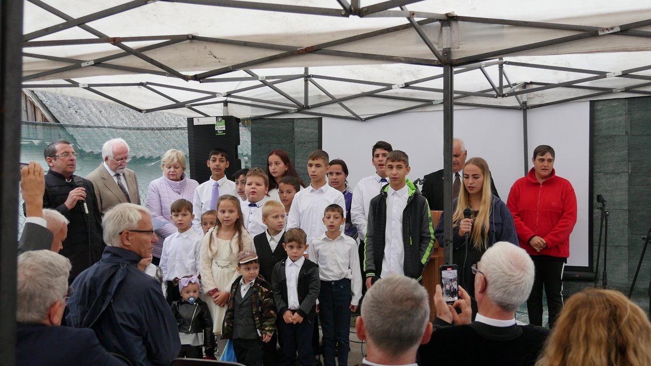 Glória Ifjúsági és Missziós Központ sportpálya átadása 2025. szeptember 25. Fotó: Bodnár Diána