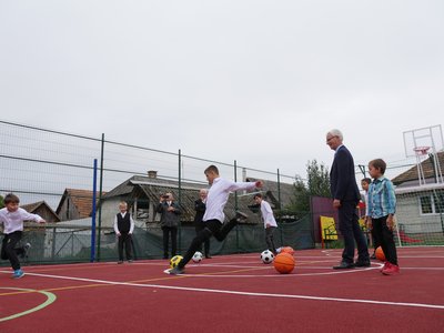 Glória Ifjúsági és Missziós Központ sportpálya átadása 2025. szeptember 25. Fotó: Bodnár Diána