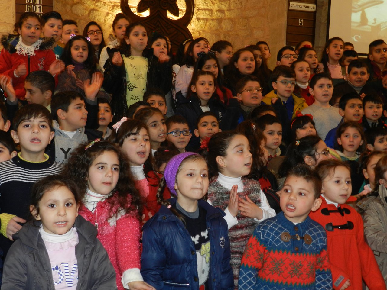 Vasárnapi iskolás gyermekek az aleppói örmény Béthel Gyülekezetben - Fotó: Sümeghy_Gyula