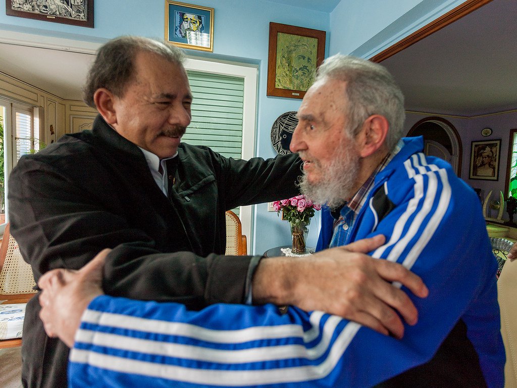 Ortege és Castro találkozása - Fotó: Alex Castro/ Cubadebate
