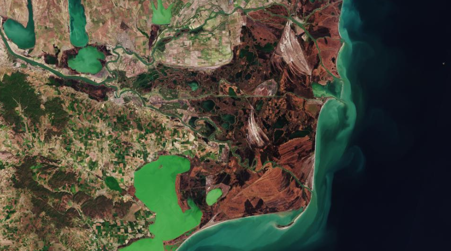 Duna delta Fotó: European Space Agency