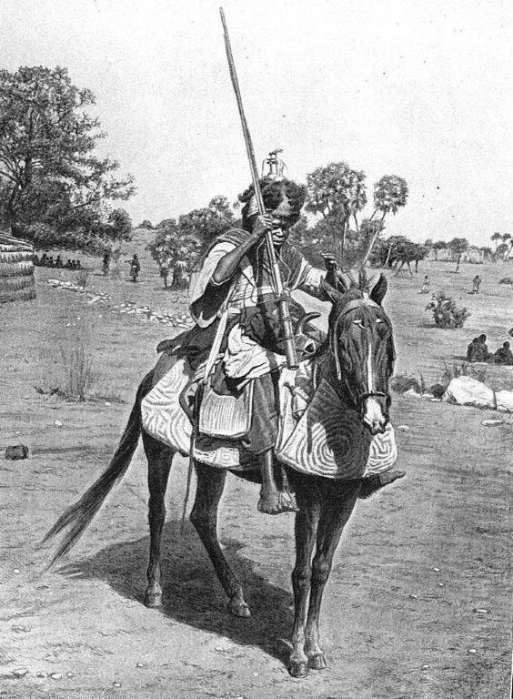 fulani harcos a 20. század elején - forrás: pinterest