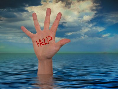 víz, segítség, segélykérés, pixabay fotó