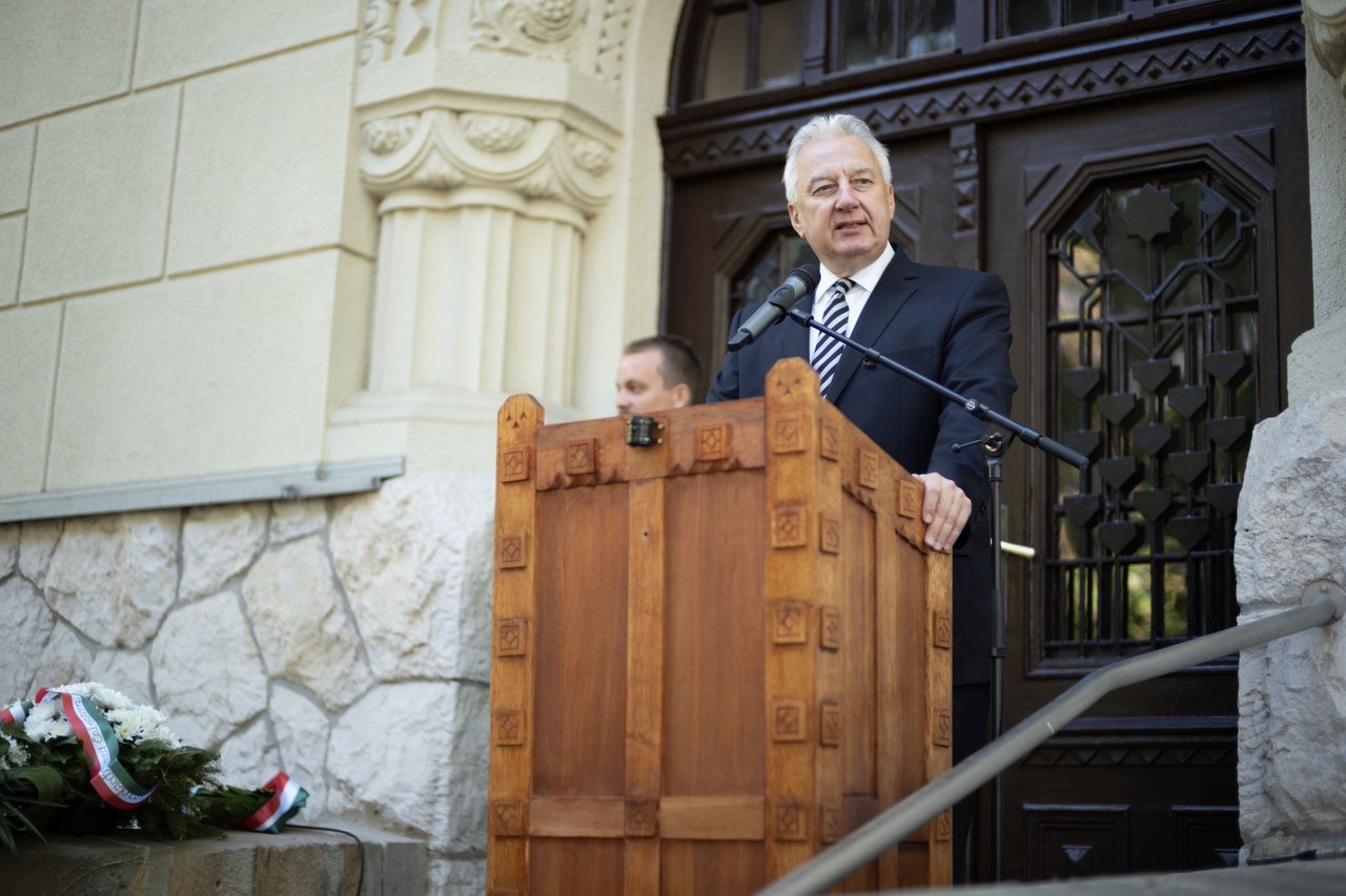 Hegedűs Loránt püpspök szobrának avatása 2025. április25 - Fotó: Todoroff Lázár