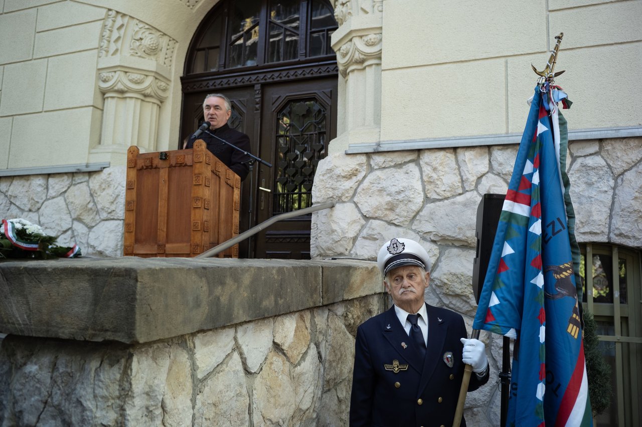 Hegedűs Loránt püpspök szobrának avatása 2025. április25 - Fotó: Todoroff Lázár