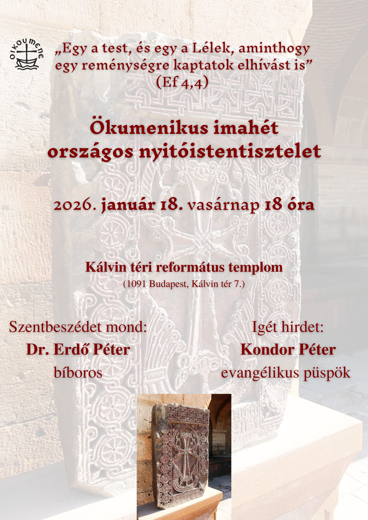 ökumenikus imahet 2026_plakat_A4