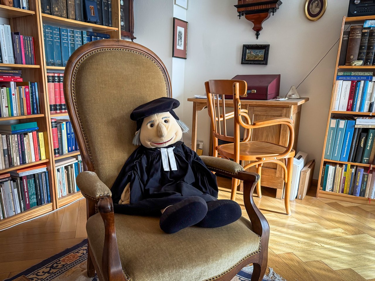 Luther Márton báb Svájc