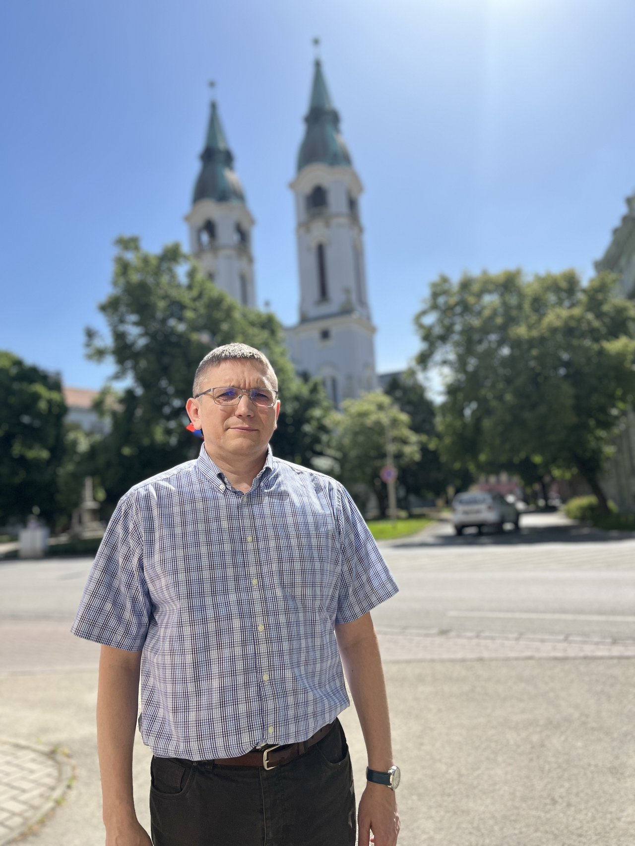 Barta Zsolt, a Pápai Teológiai Akadémia tanára,  soproni lelkipásztor. Reflapos kegyelem cikk 2024 nyár - Fotó: Bella Violetta