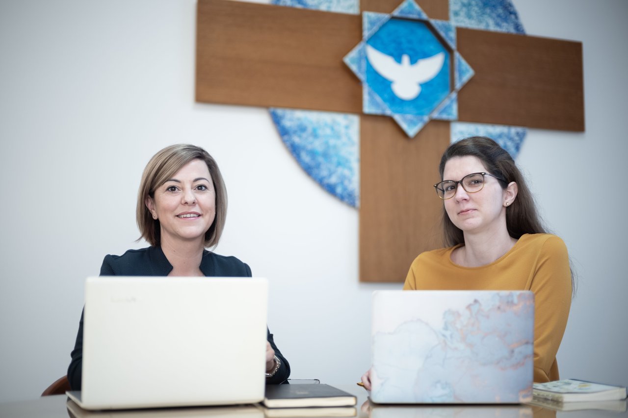 egyházstratégiai munkacsoport Győri-Daniné Tóth Anett és Varga Emese – f.: Todoroff Lázár