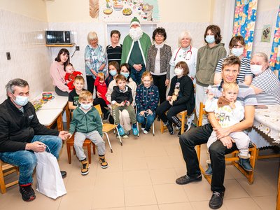 MRSZ Zöld Mikulás a Református Pulmonológiai Centrumban 2024.december 6. - Fotó: Magyaródi Milán