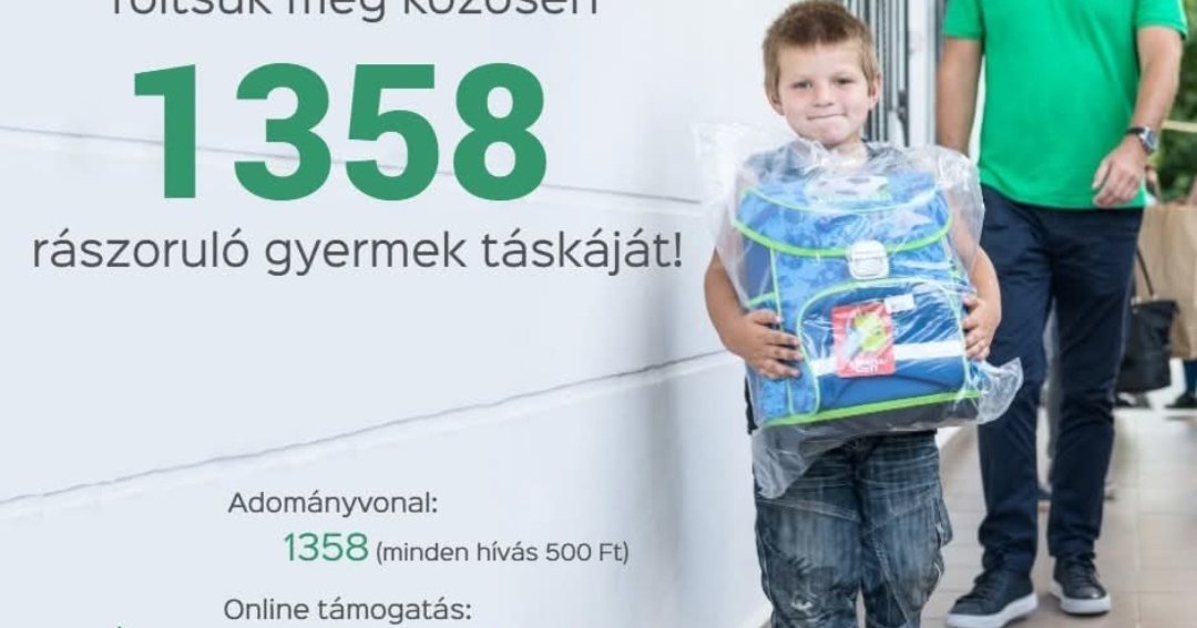 Tanszergyűjtő akciót hirdet a Magyar Református Szeretetszolgálat