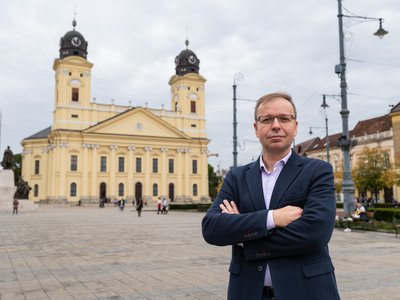Oláh István, a debreceni nagytemplom elnök-lelkésze Fotó: Zelenka Attila